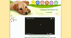 Desktop Screenshot of lollipupspetresort.com